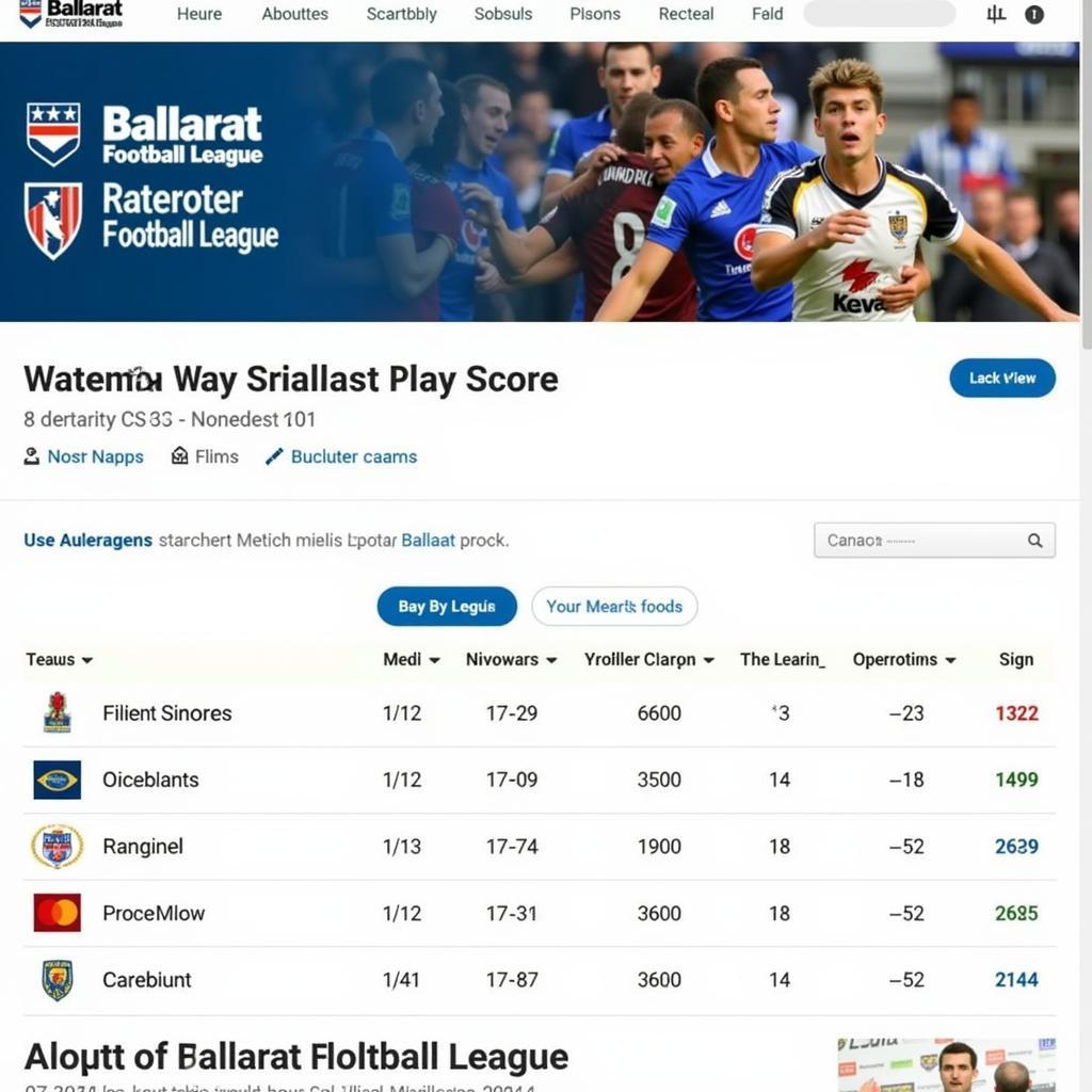 Follow Ballarat Football League live