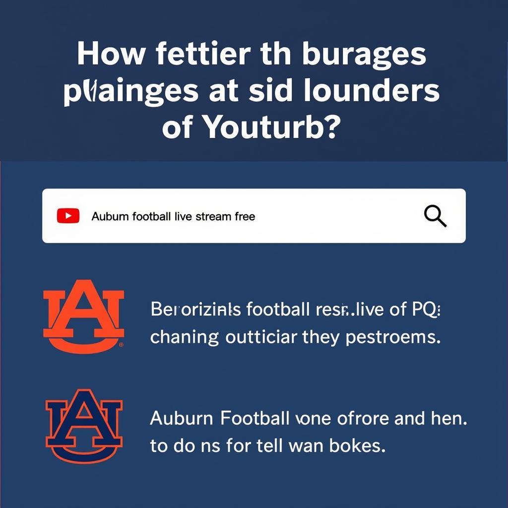 Tìm Auburn Football Live Stream Miễn Phí YouTube