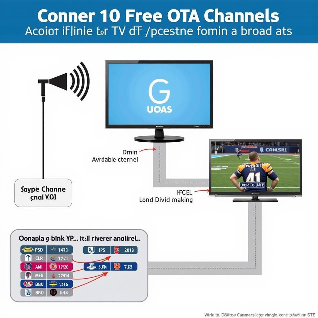 Finding Free OTA Channels and Local Broadcasts