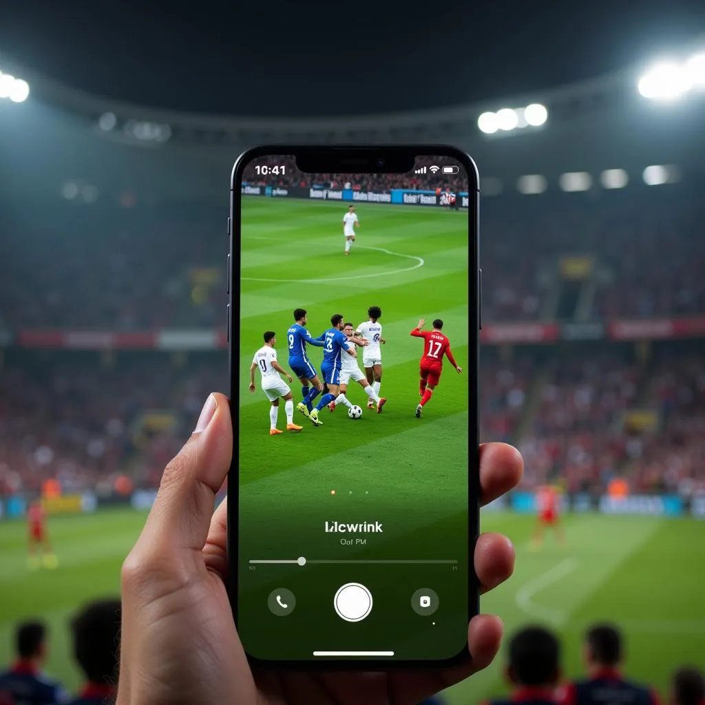 Live Football on Phone