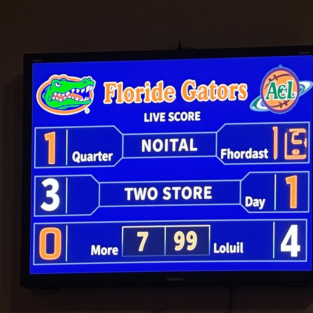 Florida Gators Live Score