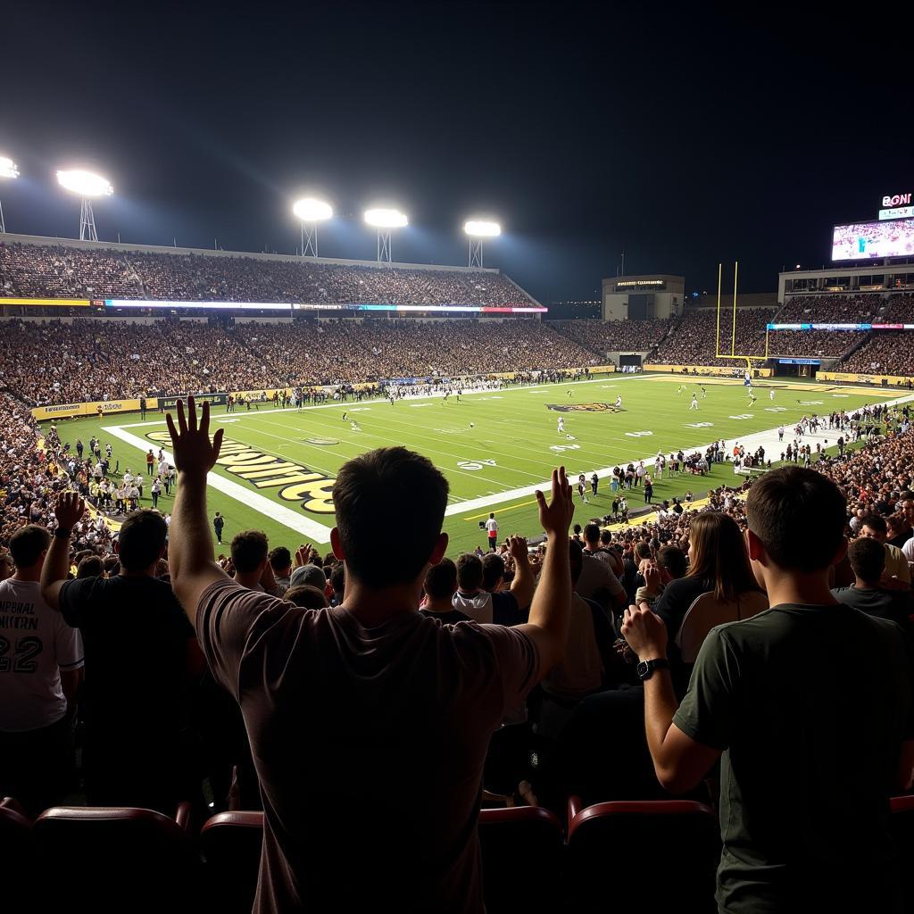 UCF Football Fans Celebrating