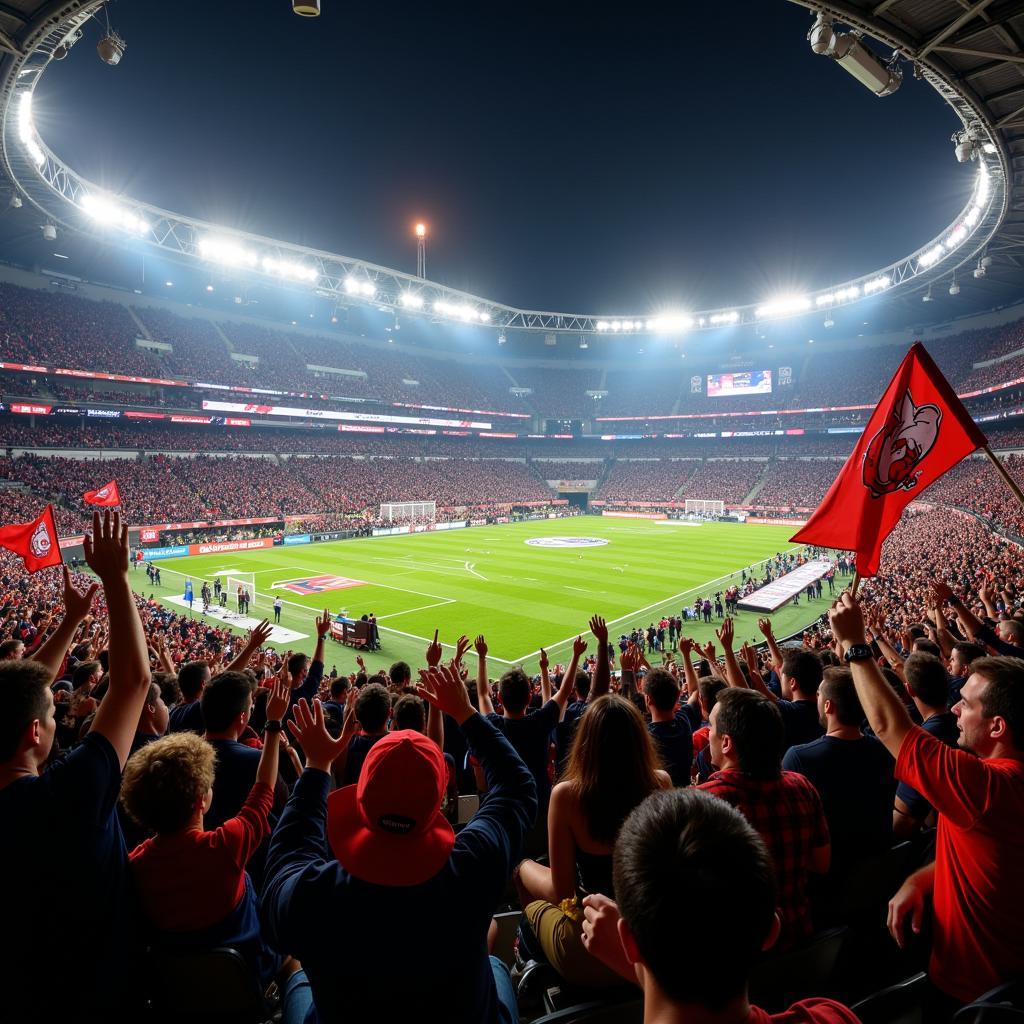 UFL Football Fans Celebrating