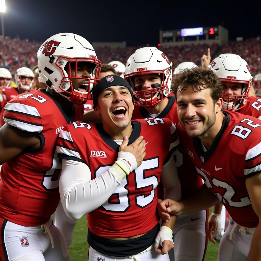 Underdog Team Celebrates Victory