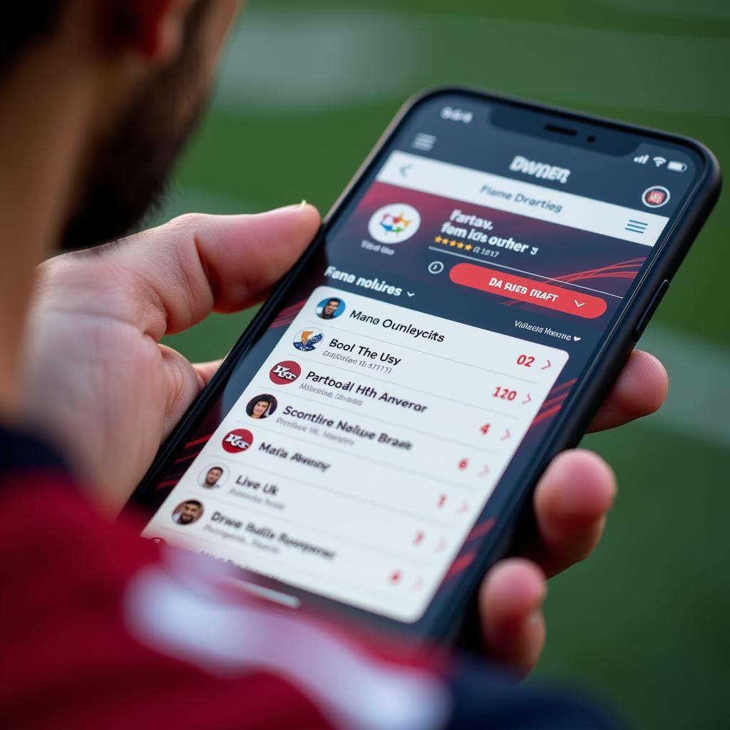 Using a Fantasy Football App