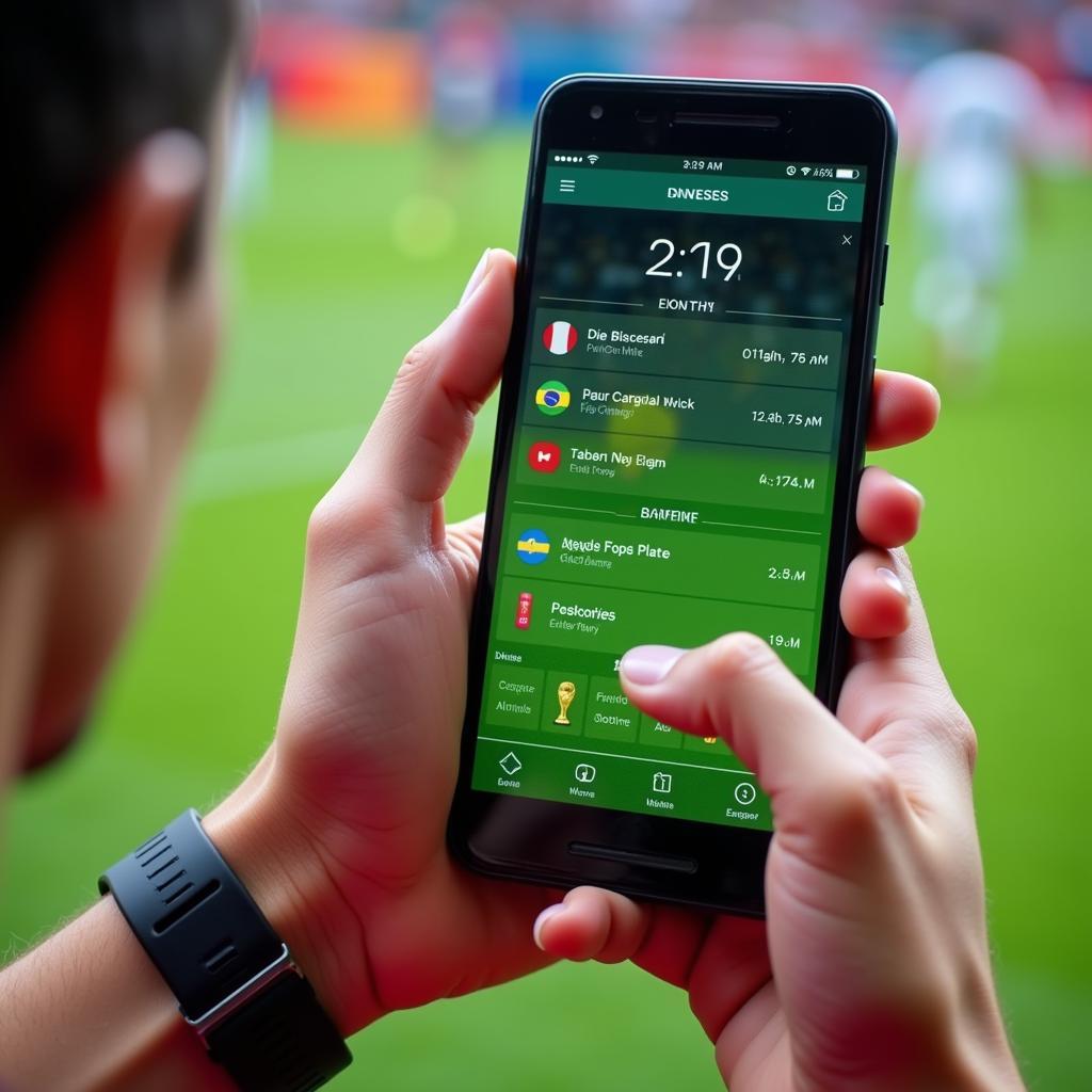 Mobile Apps for Live Football Scores