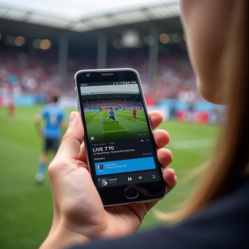 Football Live Streaming App on Mobile