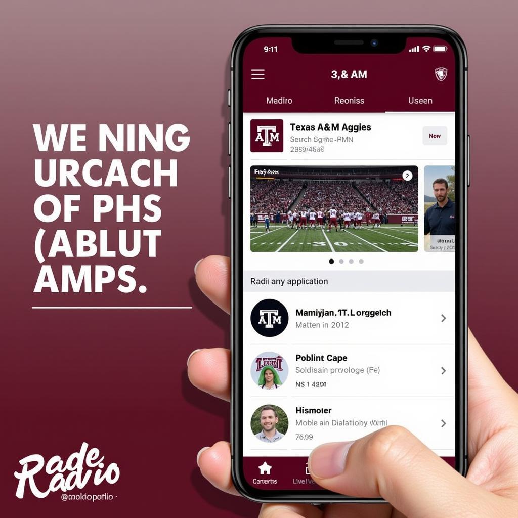 Texas A&M Aggies Football Live Stream App