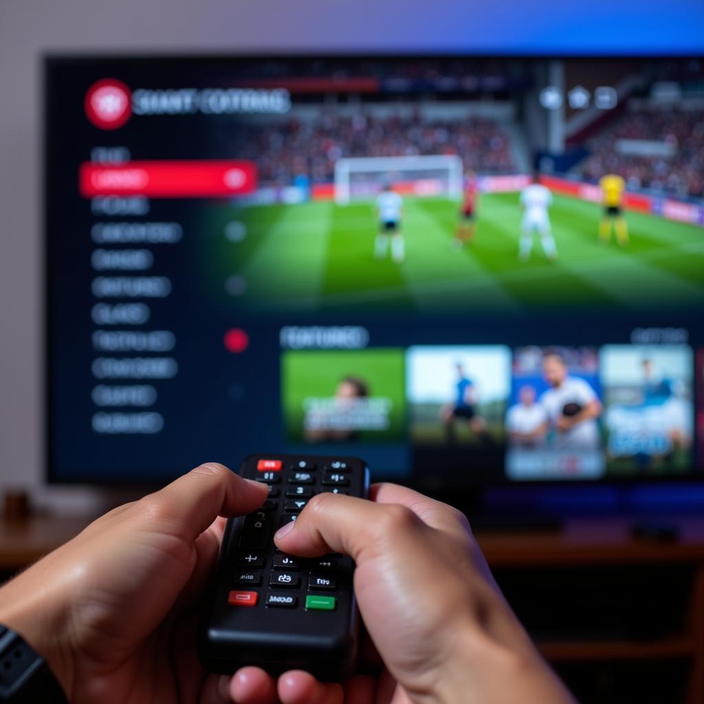 Live streaming app for Smart TV