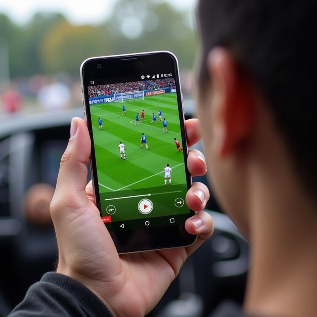 Ứng dụng xem bóng đá trực tiếp Football Live HD APK trên điện thoại