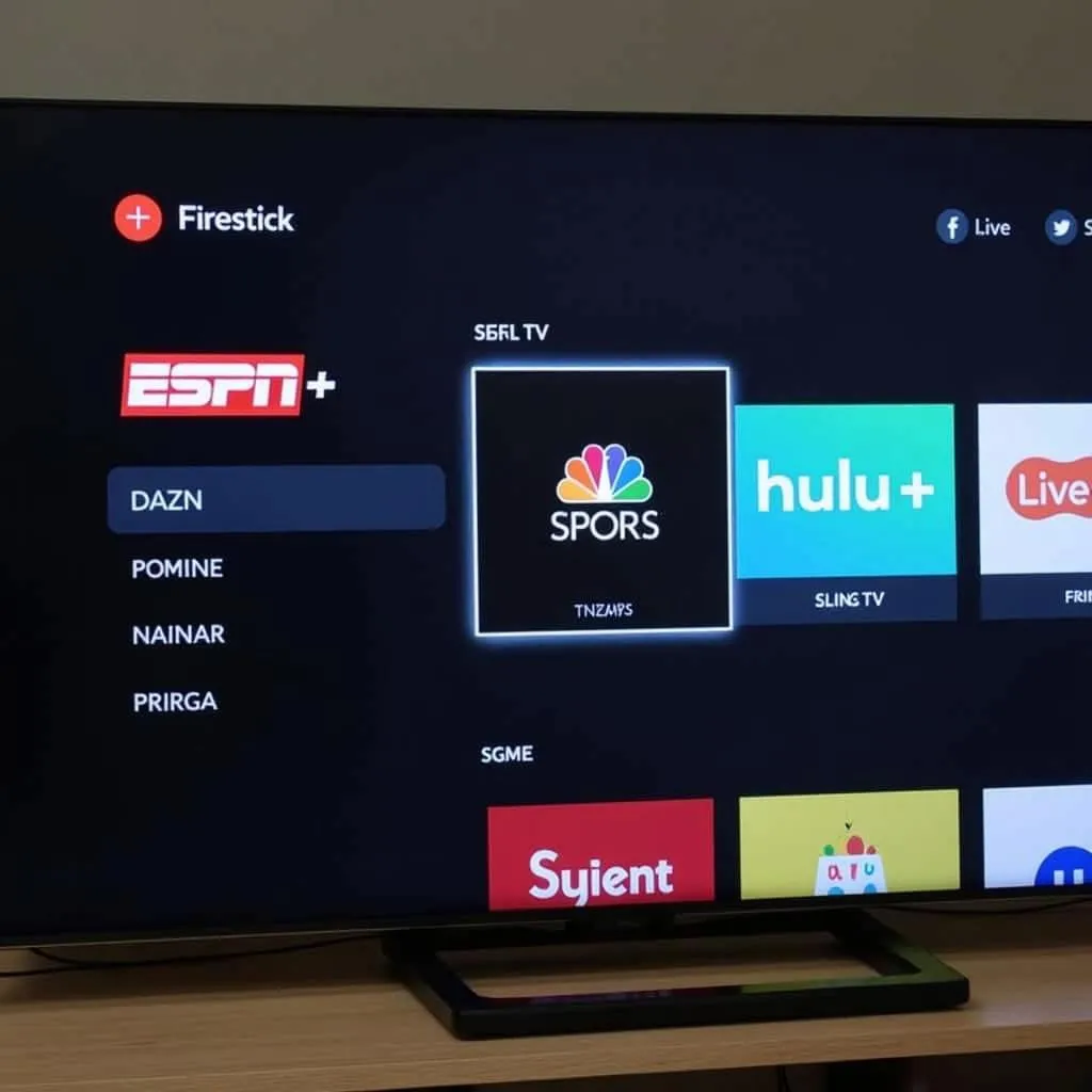 Live football streaming apps on Firestick