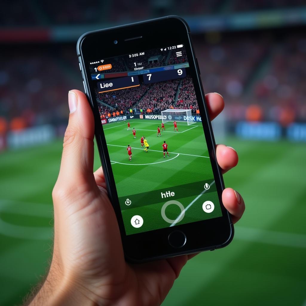 Live football streaming application