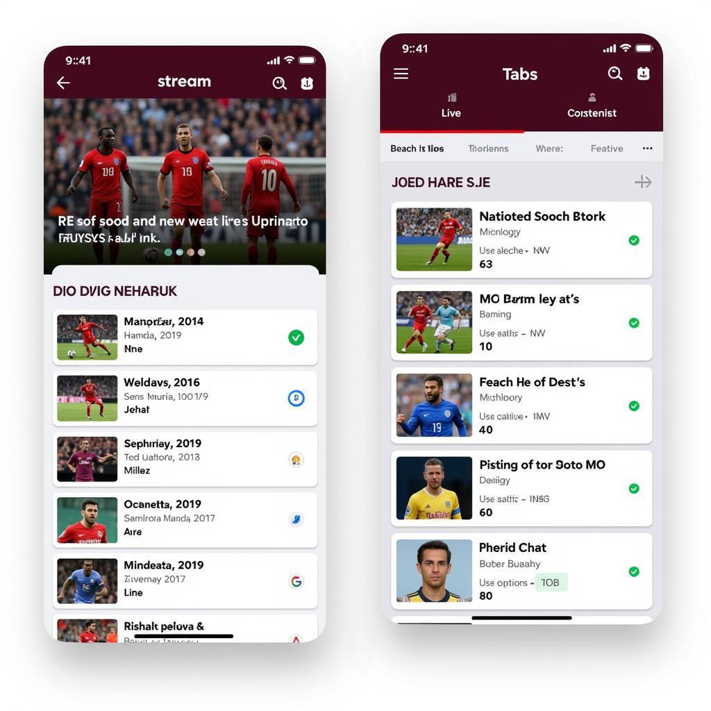 Live Football Streaming App