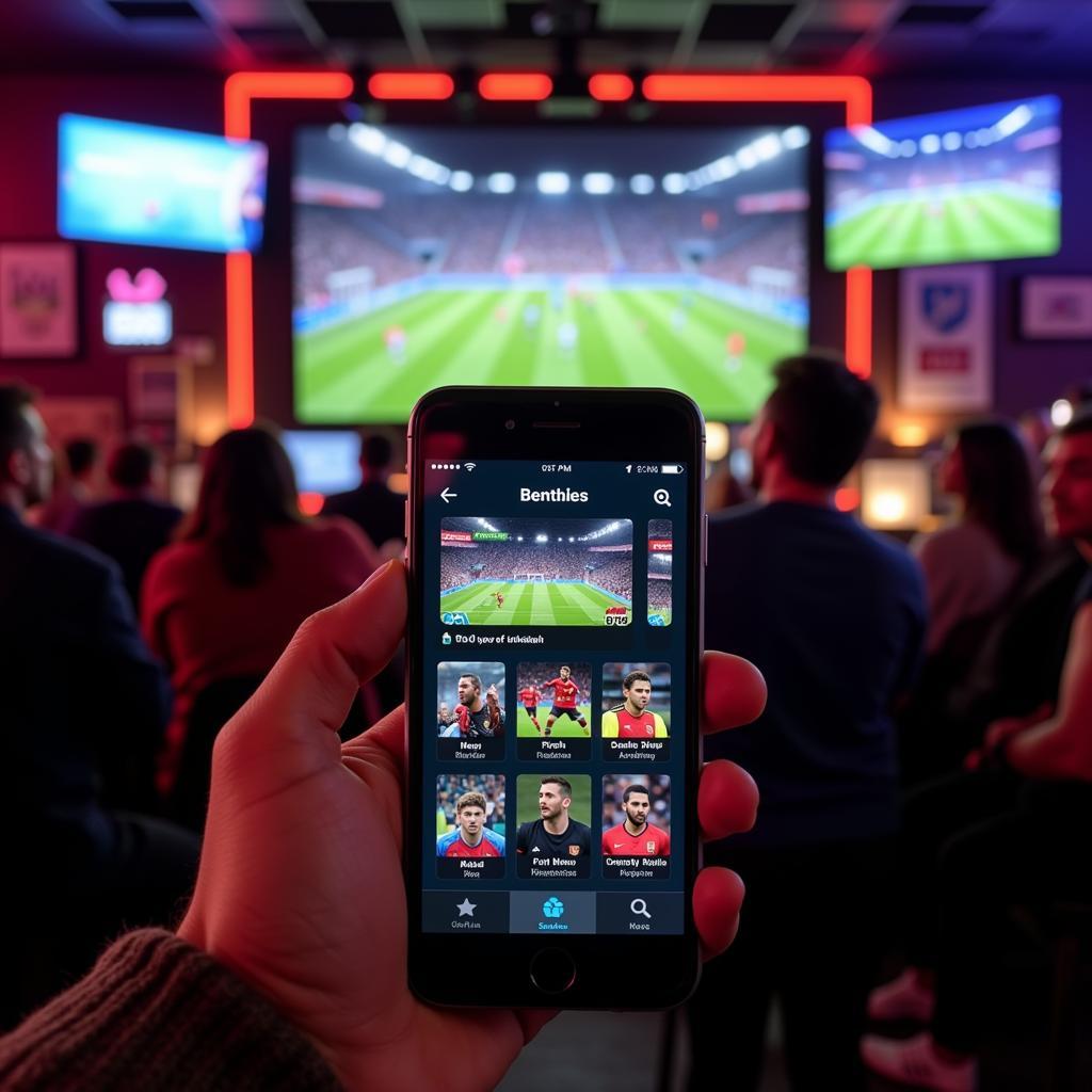 Mobile apps for free live football streaming