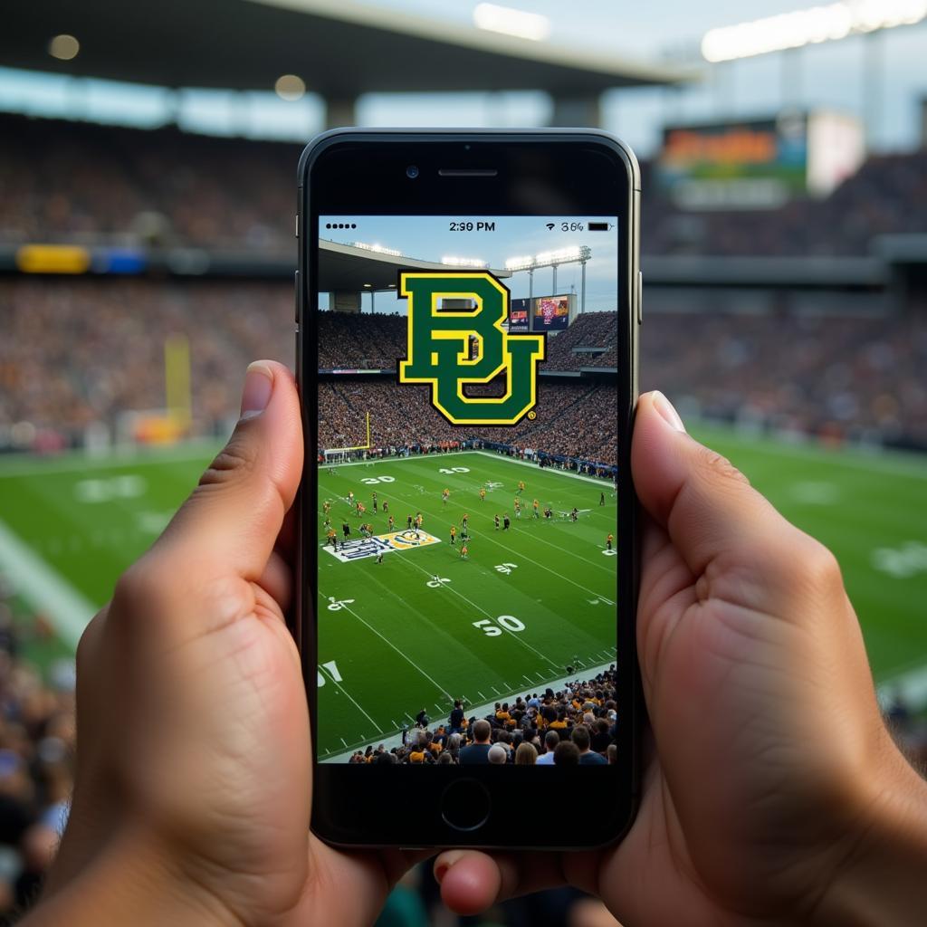 Live stream Baylor football on your phone