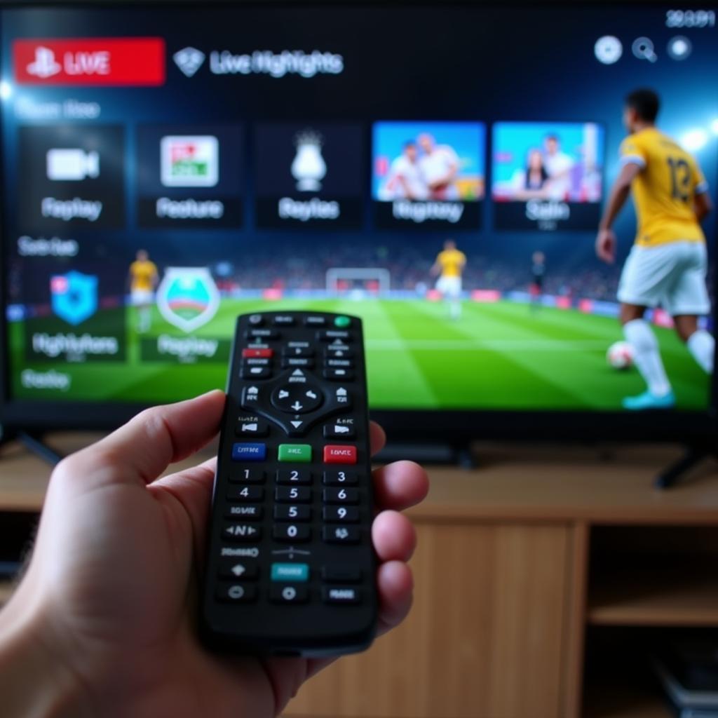 Ứng dụng xem bóng đá trực tuyến tốt nhất cho Smart TV