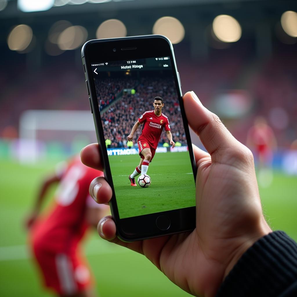 Free Live Football Streaming App on Mobile Phone