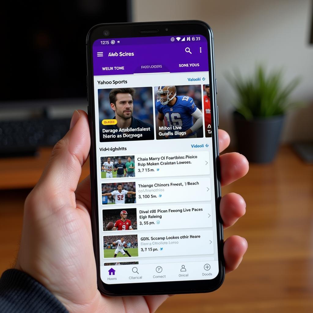 Ứng Dụng Yahoo Sports Trên Điện Thoại