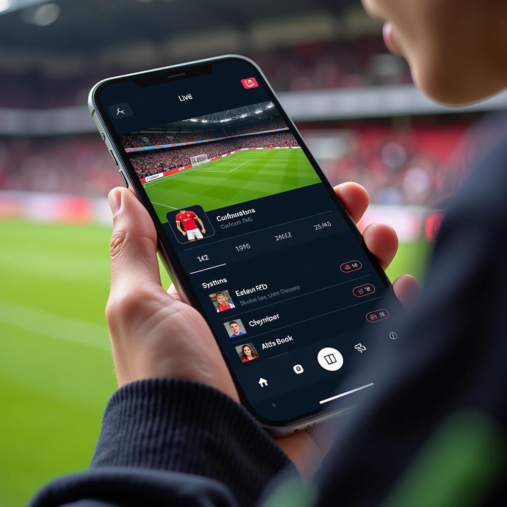 Navigating a Football Live Streaming App