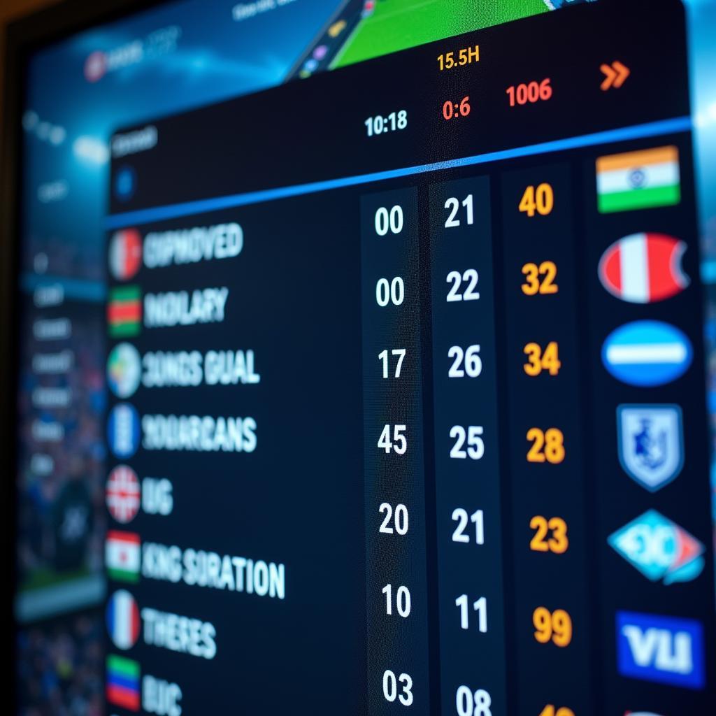 Live Football Scores on a Vidiprinter