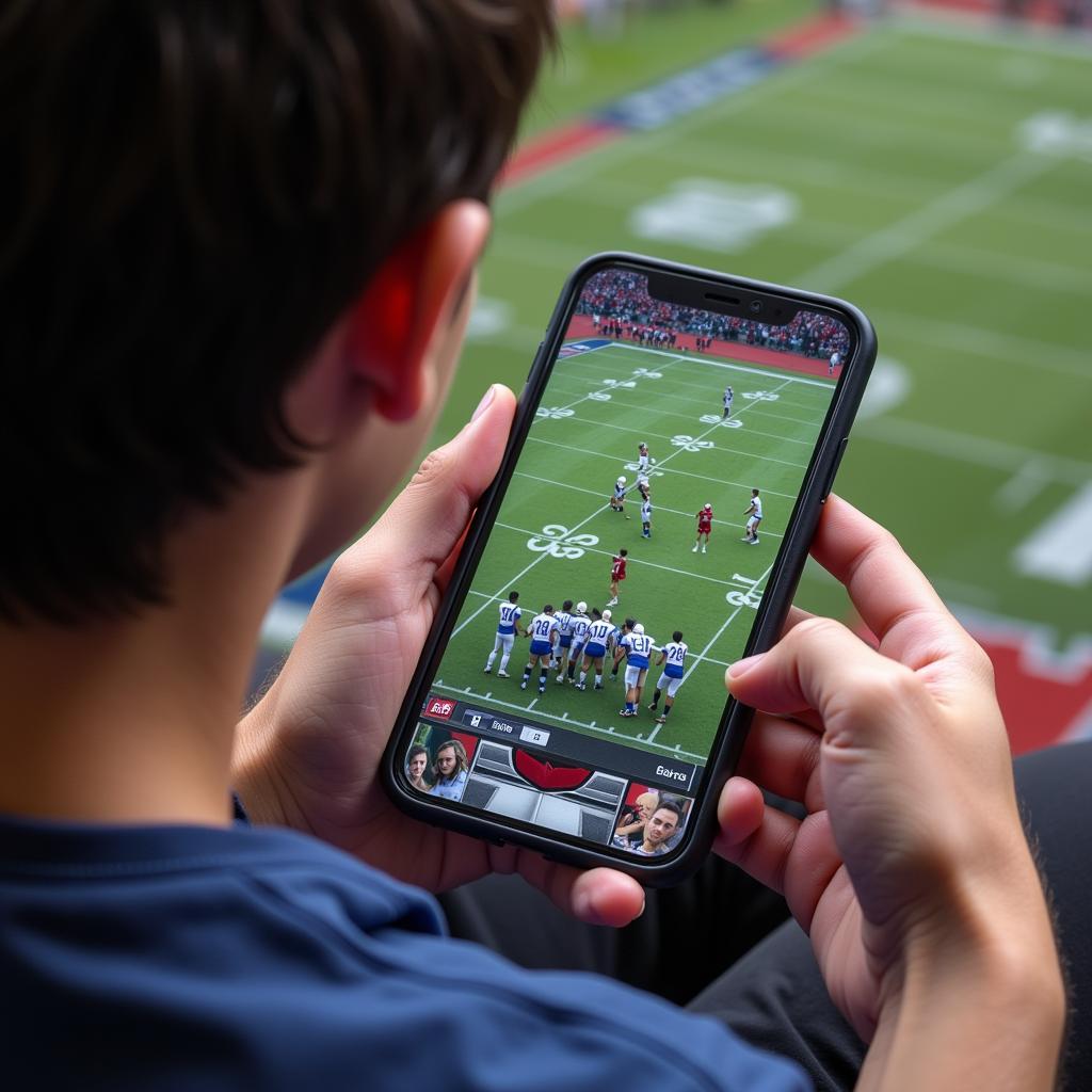 Watching Barbers Hill Football Live Stream on Phone