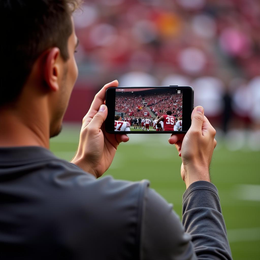 Watching Boston College Football on Mobile