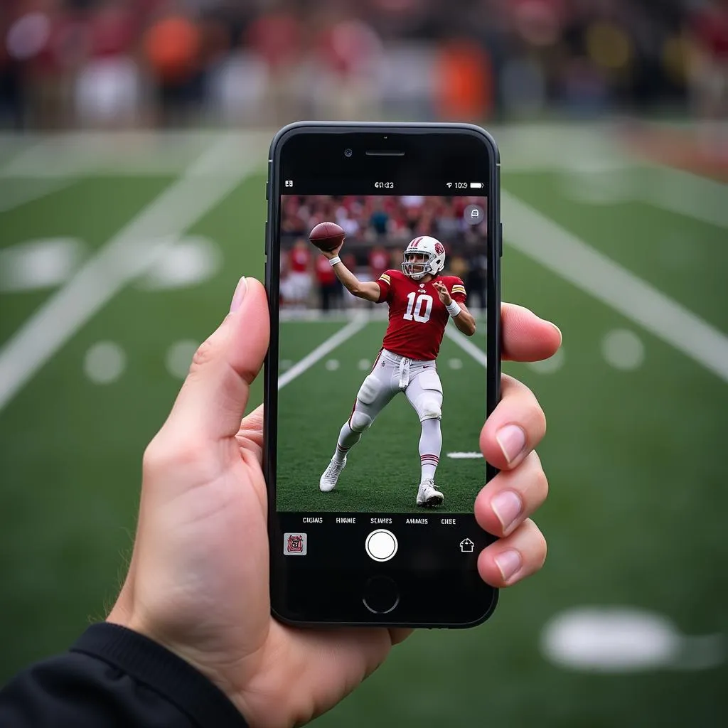 Watching Broken Bow Football Live Stream on Smartphone