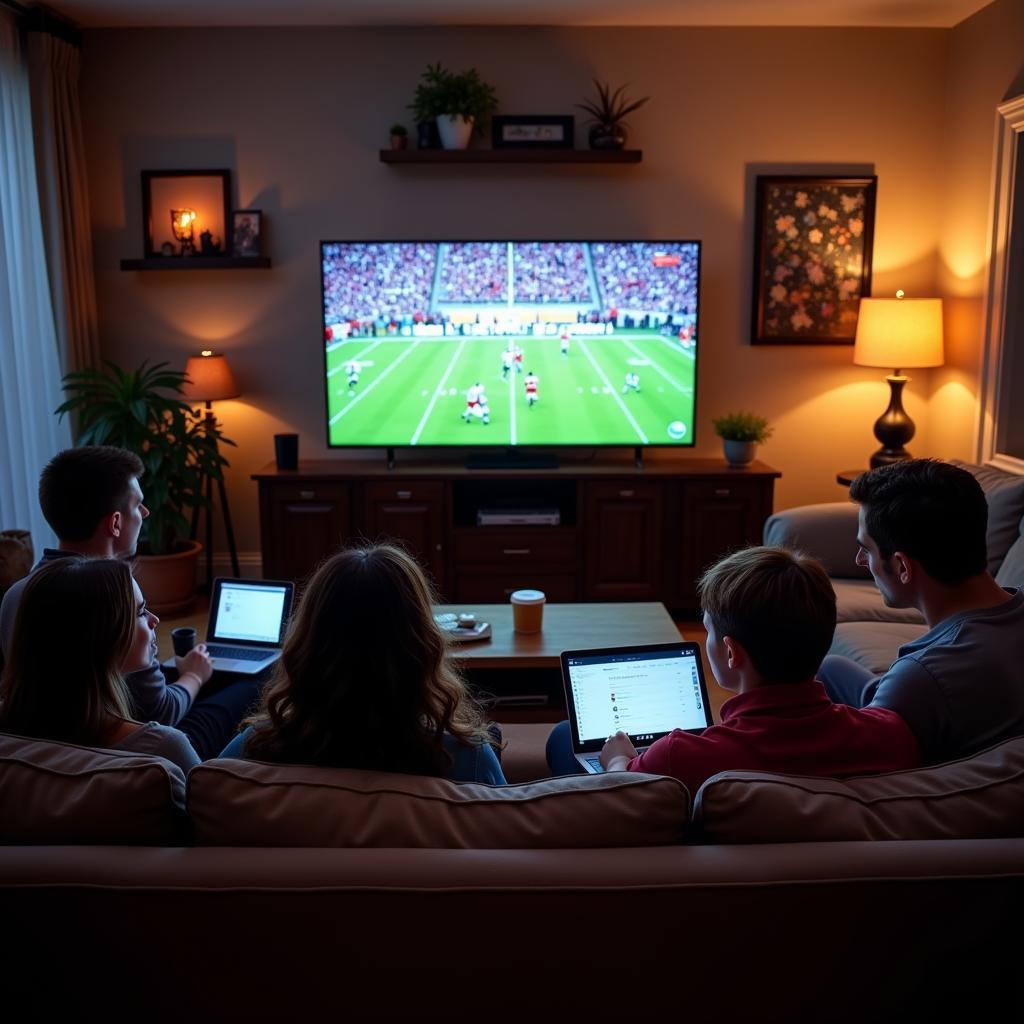 Fans Watching College Football Online on Multiple Devices