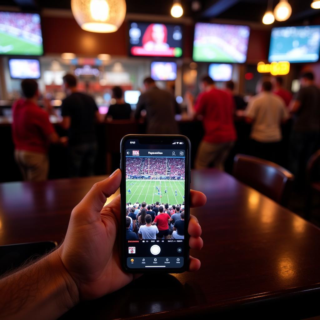 Fans watching Fayetteville football online