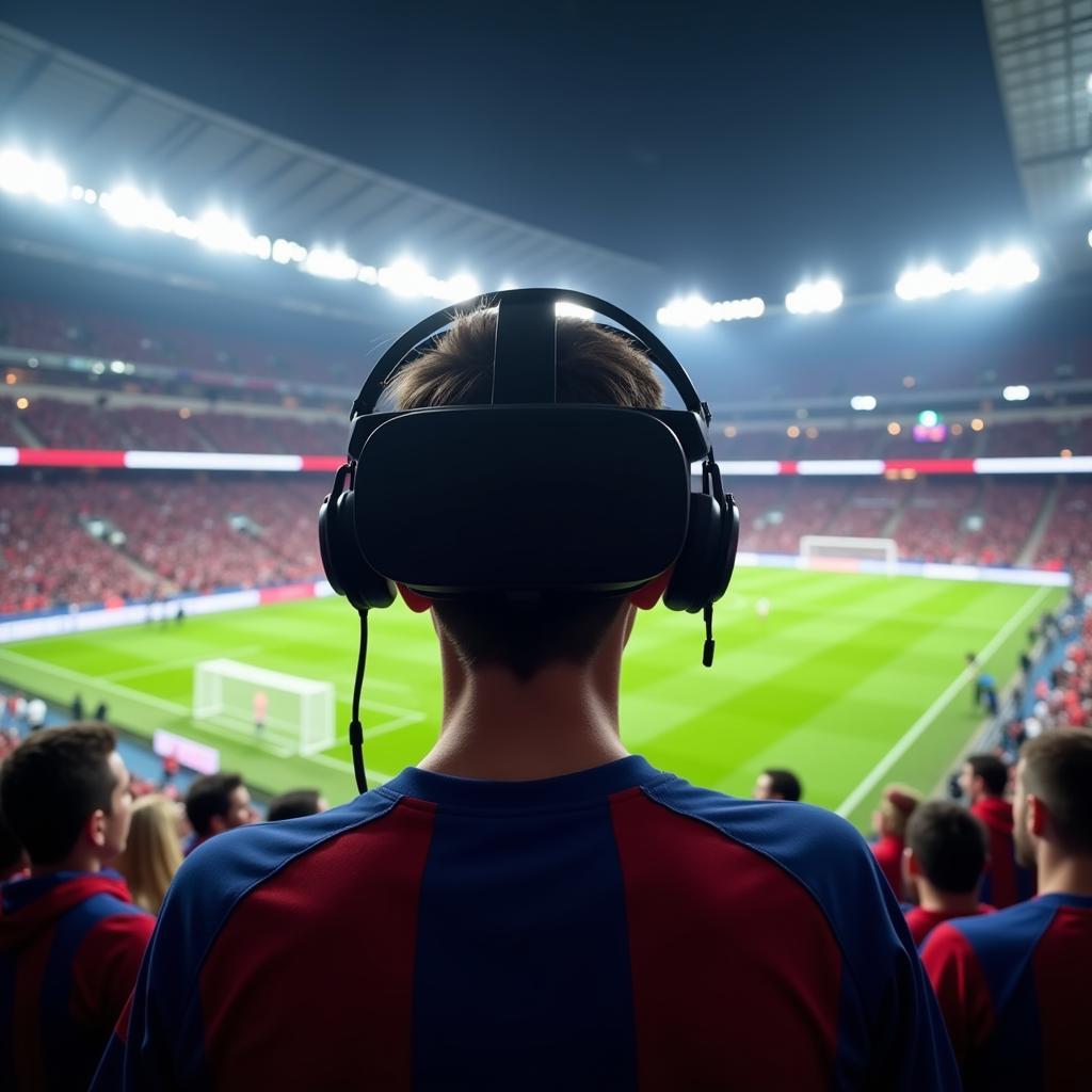 Immersive football viewing experience with VR technology