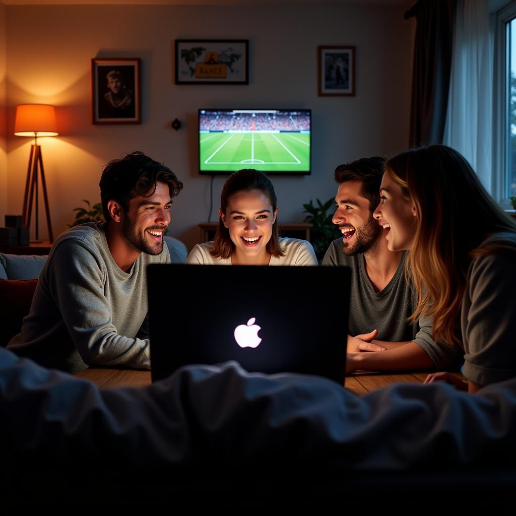 Enjoy watching free football live online TV with your friends from the comfort of your home.