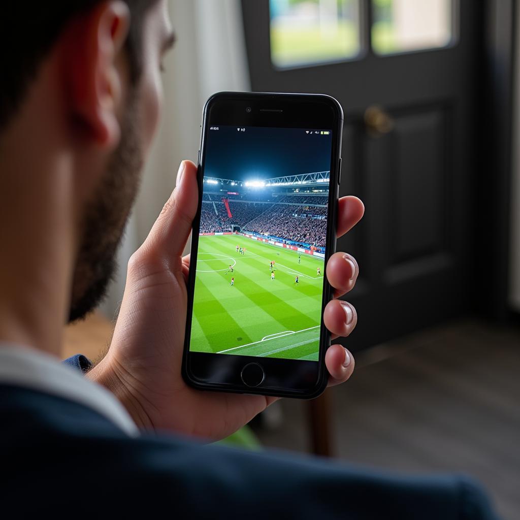 Watching Free Live Football on a Mobile Phone