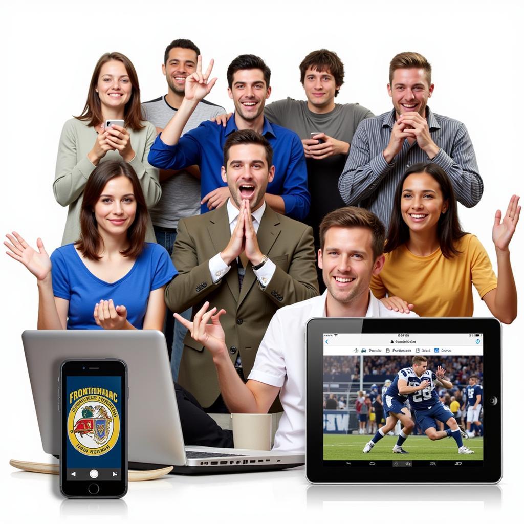 Fans Watching Frontenac High School Football Live Stream on Different Devices