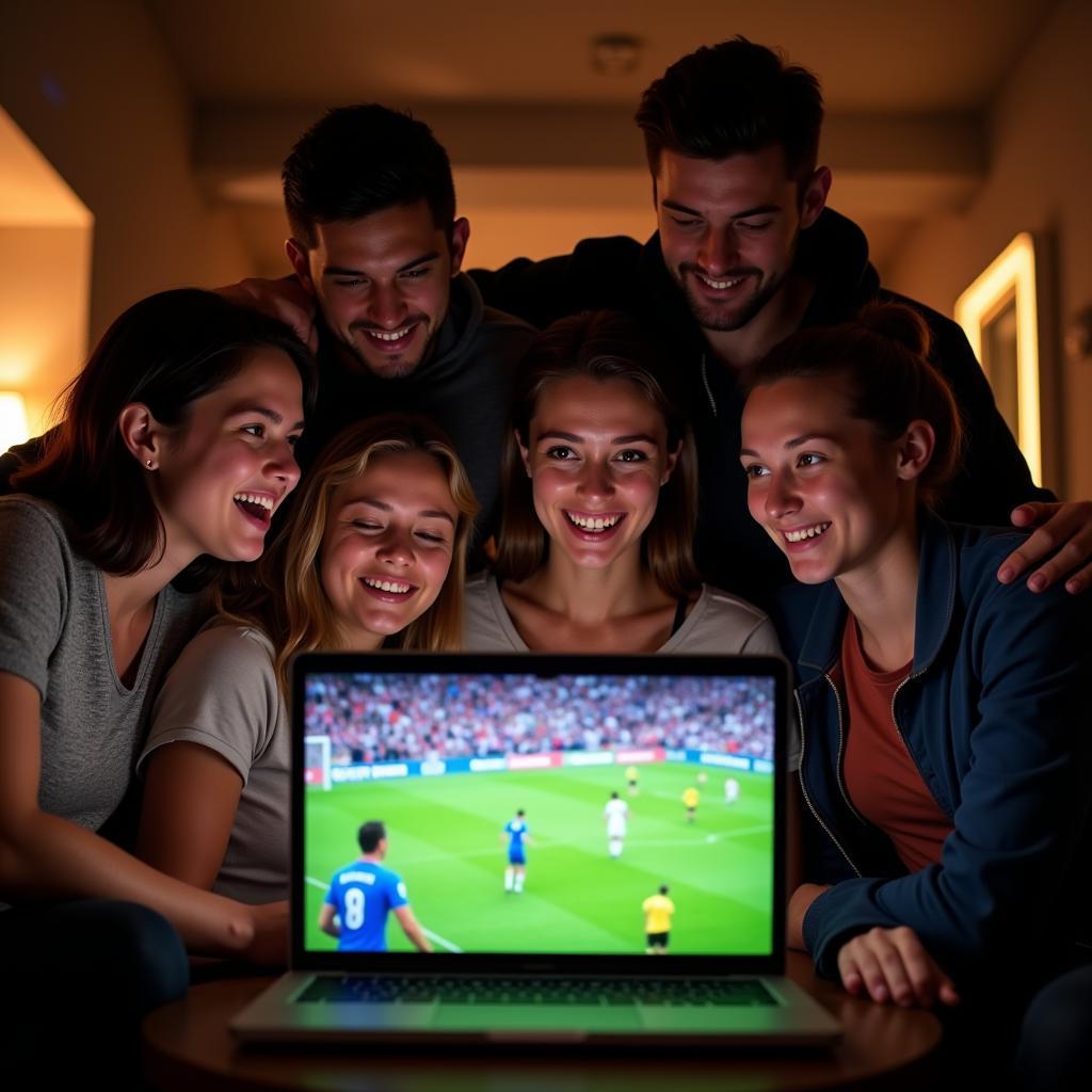 Fans Watching Premier League Online