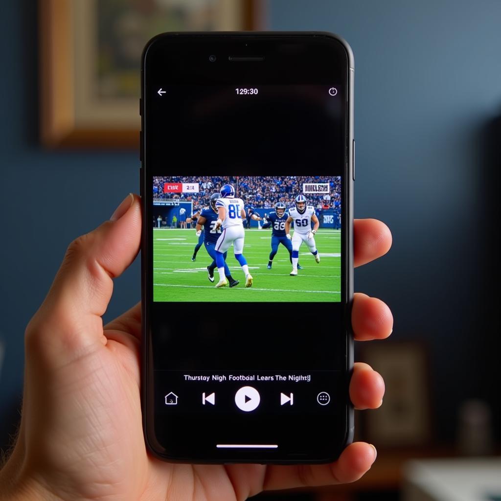 Watching Thursday Night Football on Mobile
