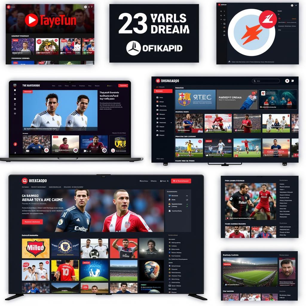 Live football streaming platforms