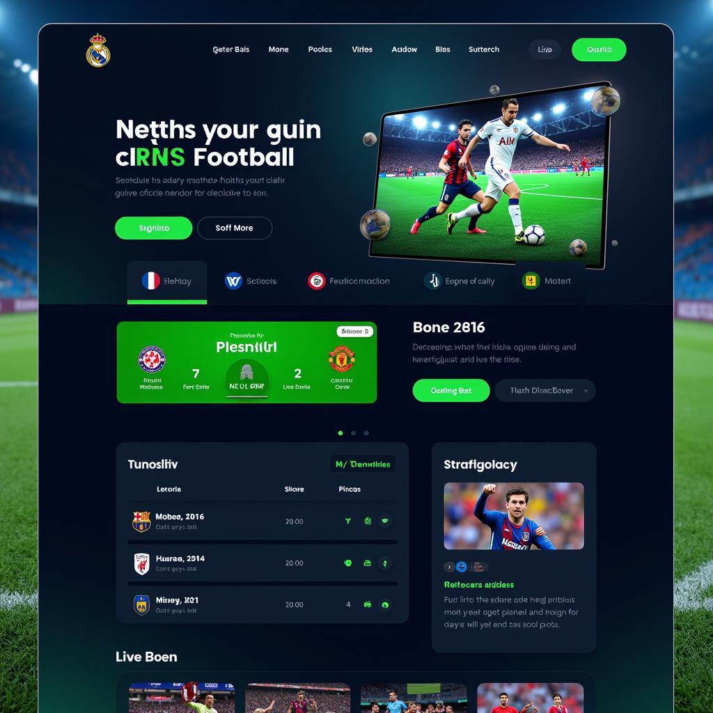 Website Live Stream Football