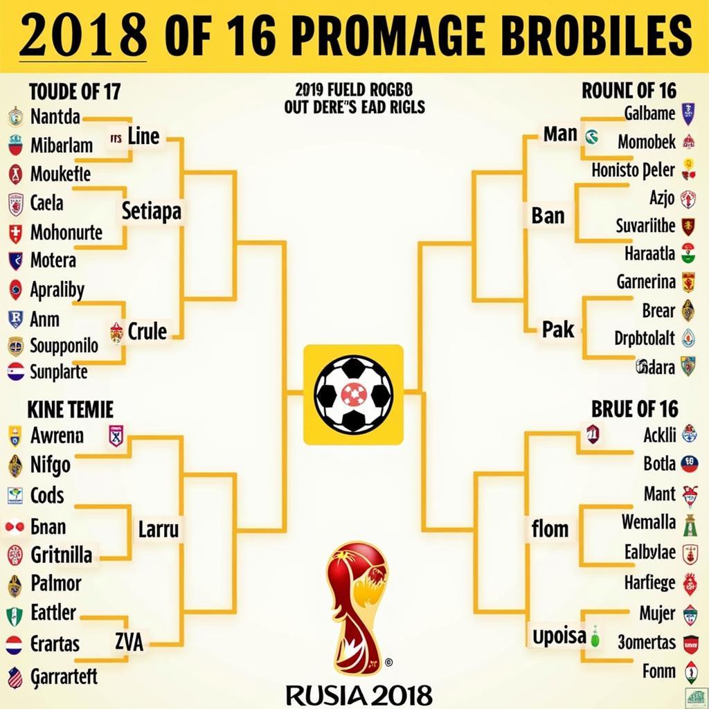 World Cup 2018 Bracket