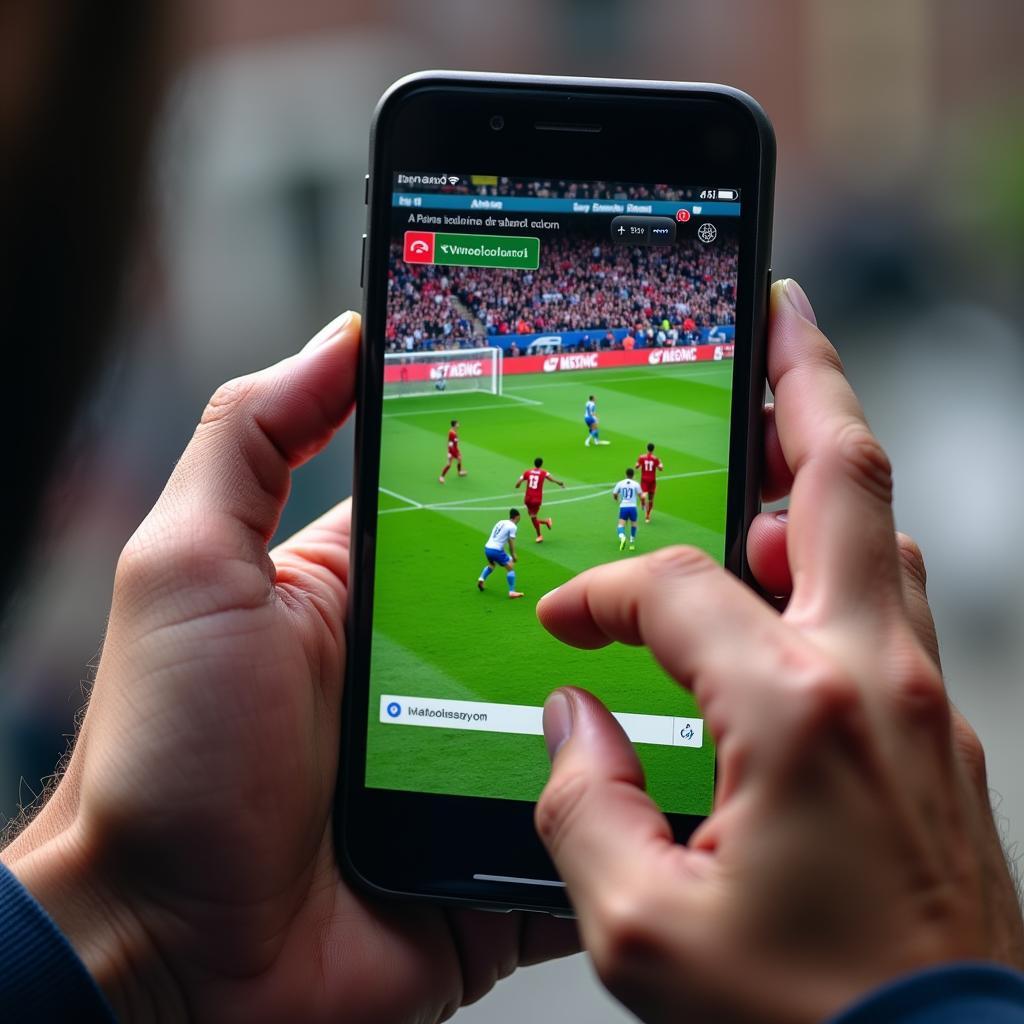 Live Football Streaming on Smartphone