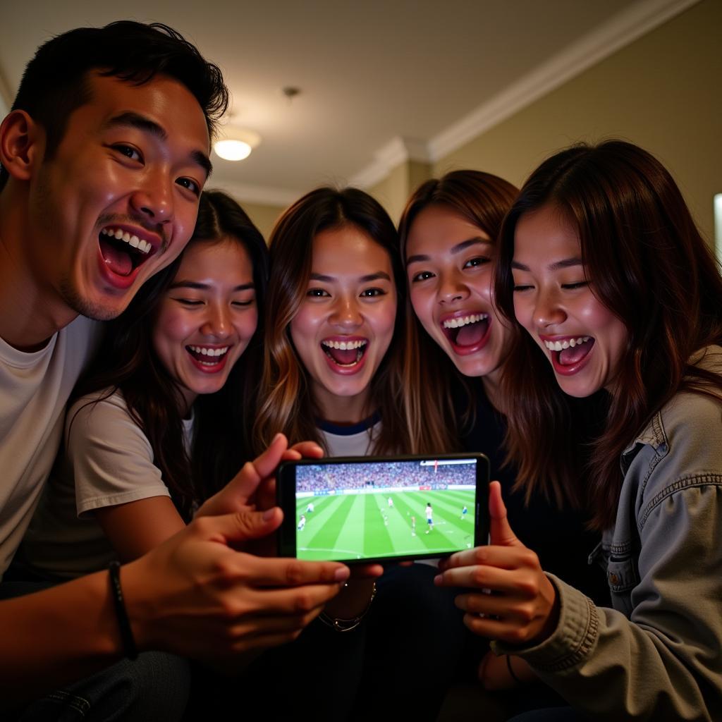 Watch free live football on your phone