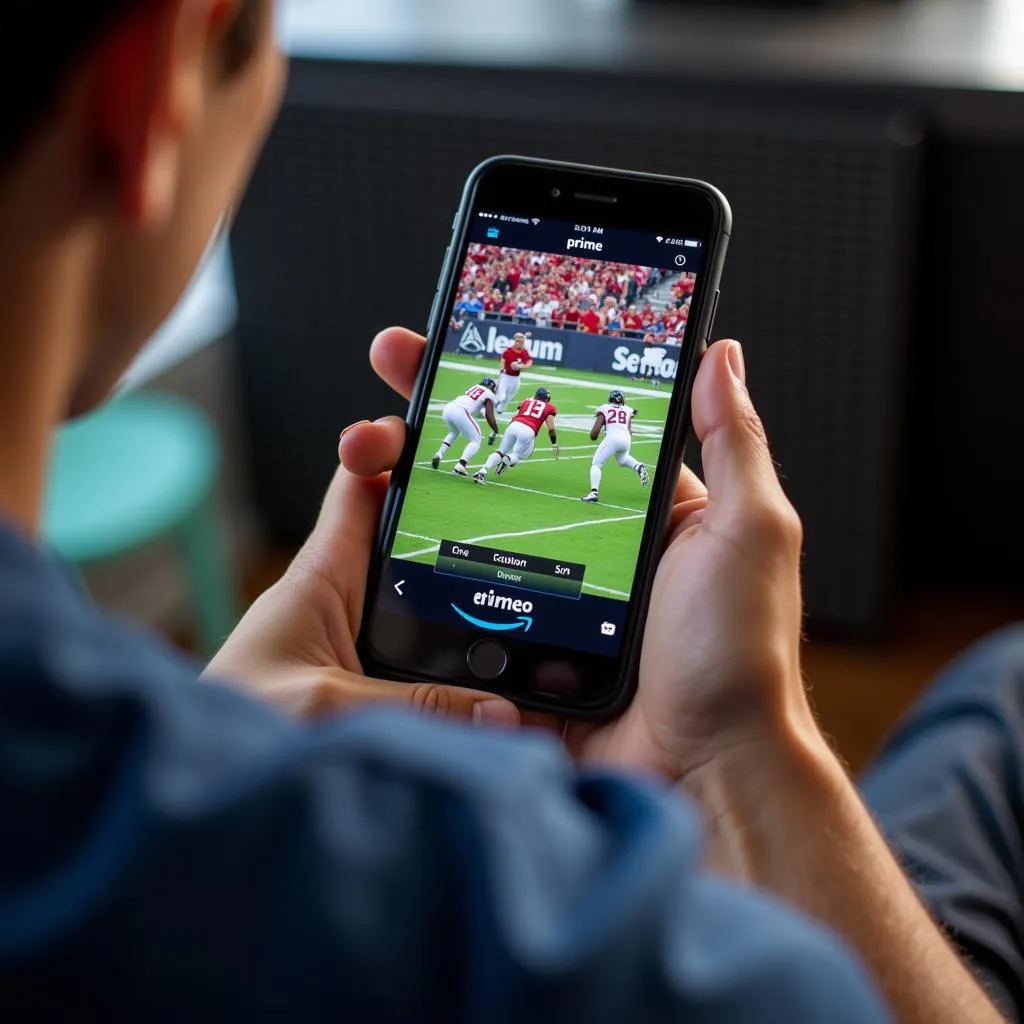 Watching college football live on Amazon Prime