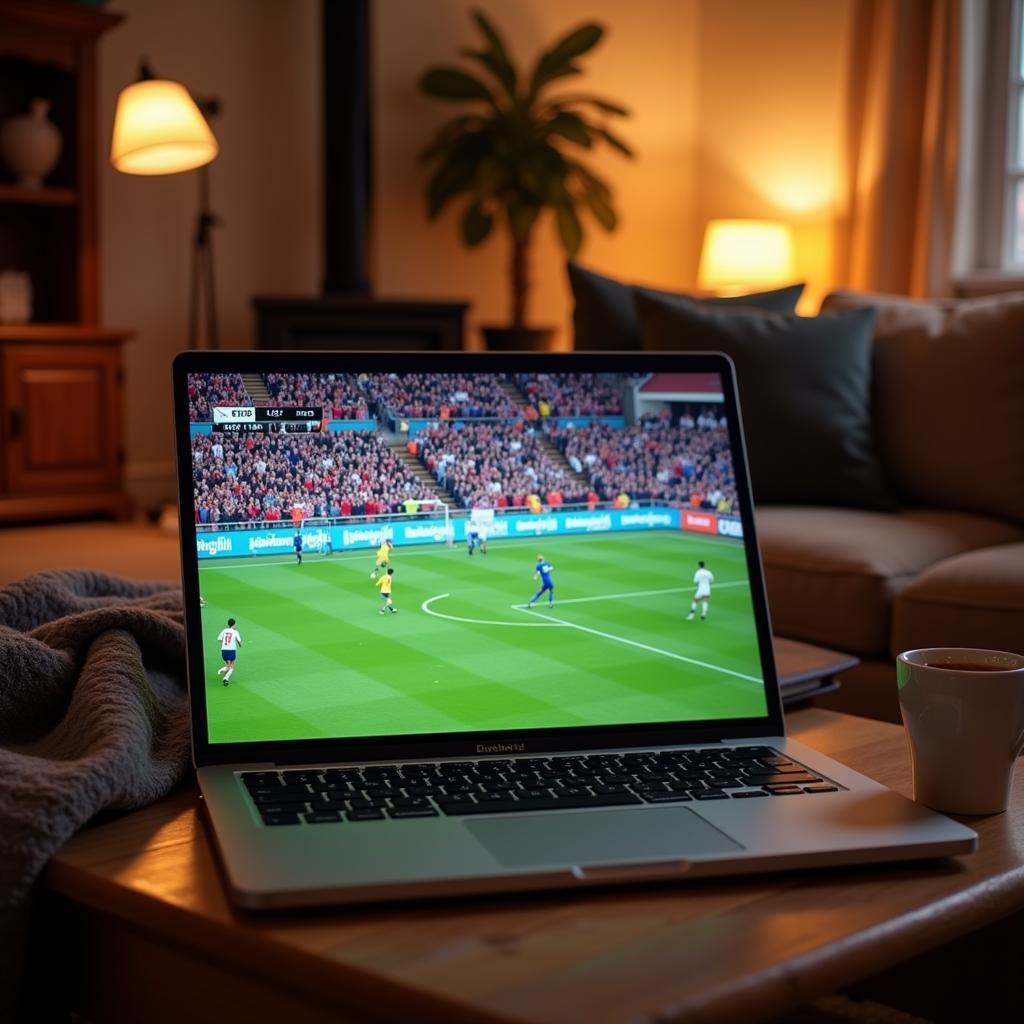 Free live football streaming on laptop