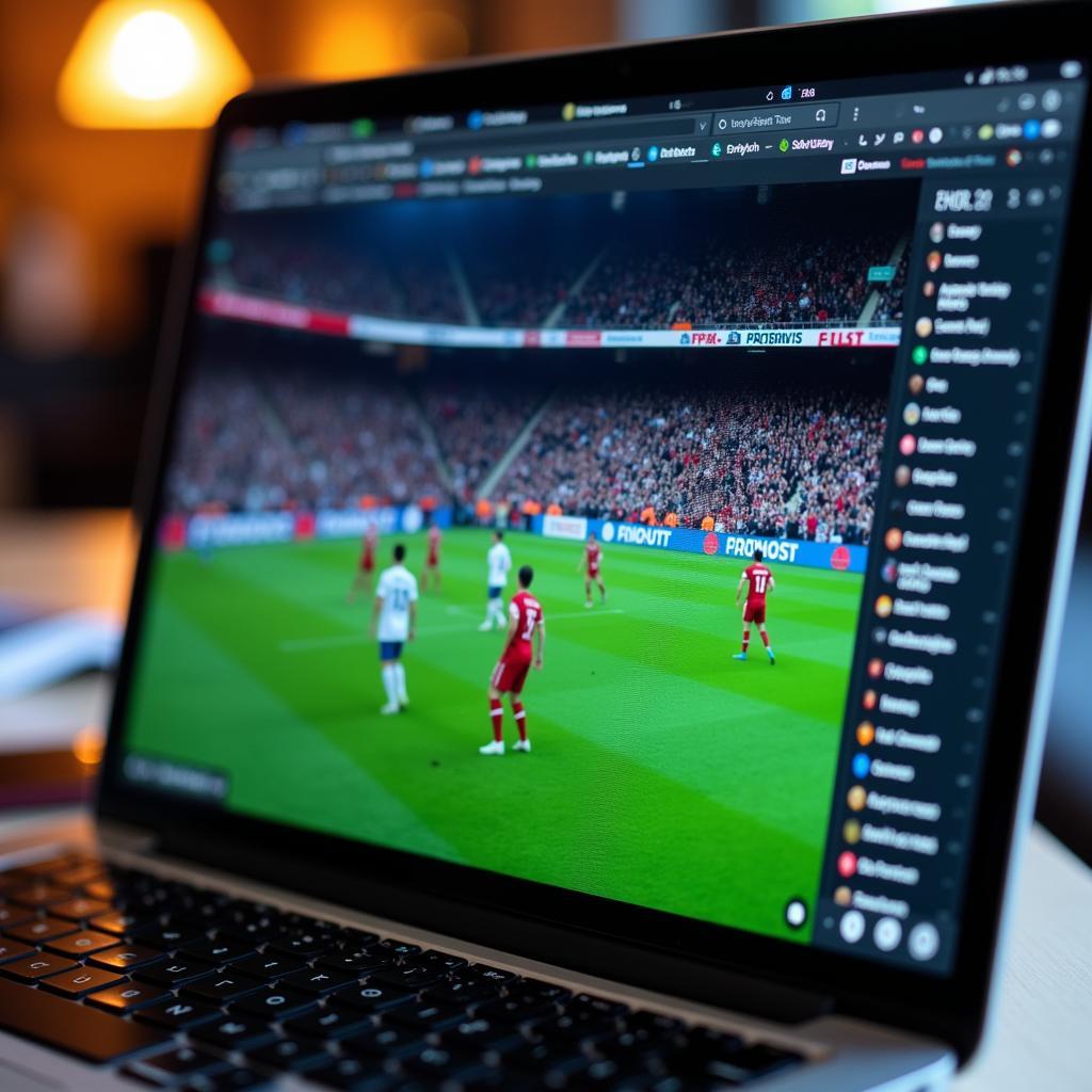 Free Live Football Streaming on Laptop