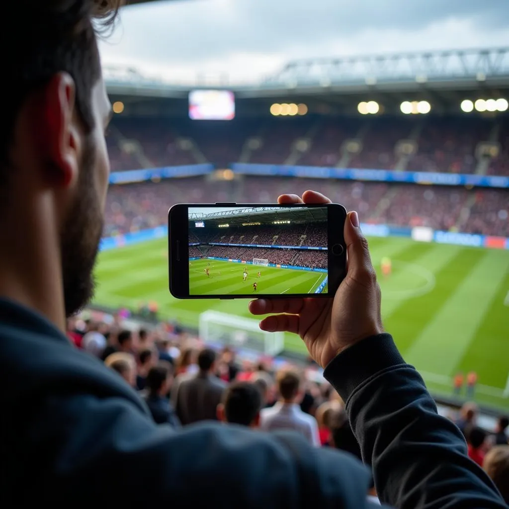 Watch live football for free on your phone