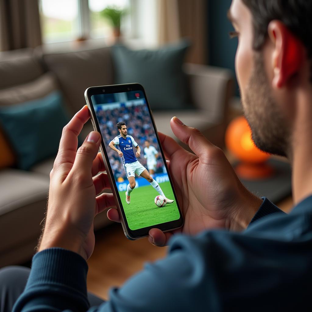 Live Football Streaming On Smartphone