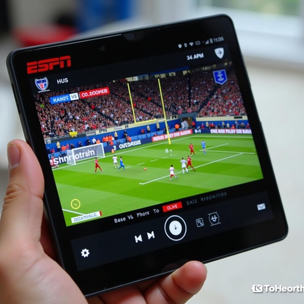 Xem bóng đá trực tuyến trên ESPN App