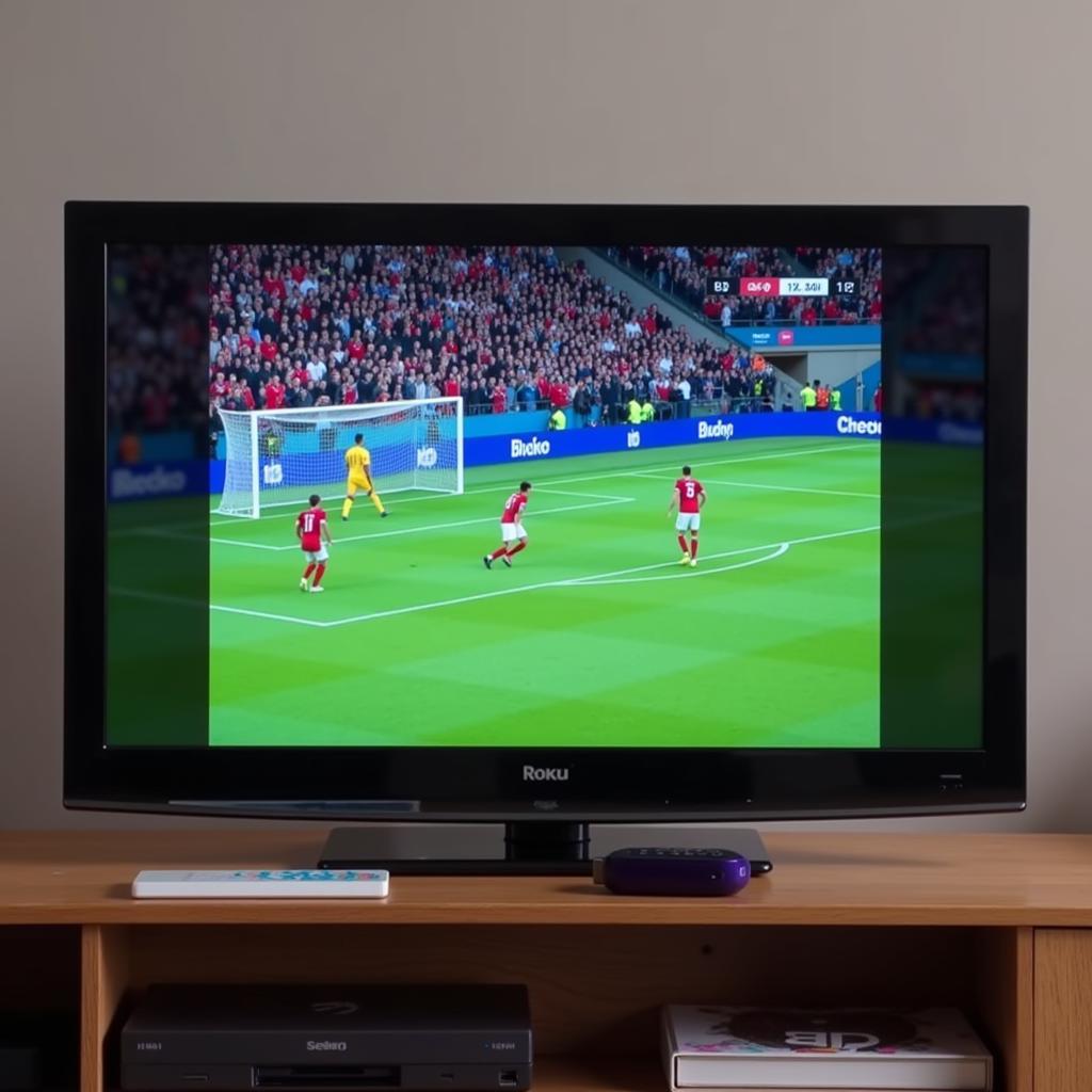 Streaming live football on Roku