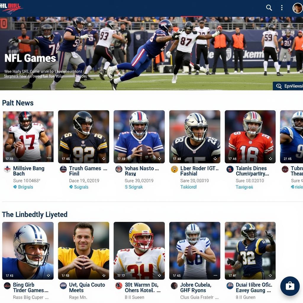 Xem lại trận đấu NFL đã phát sóng