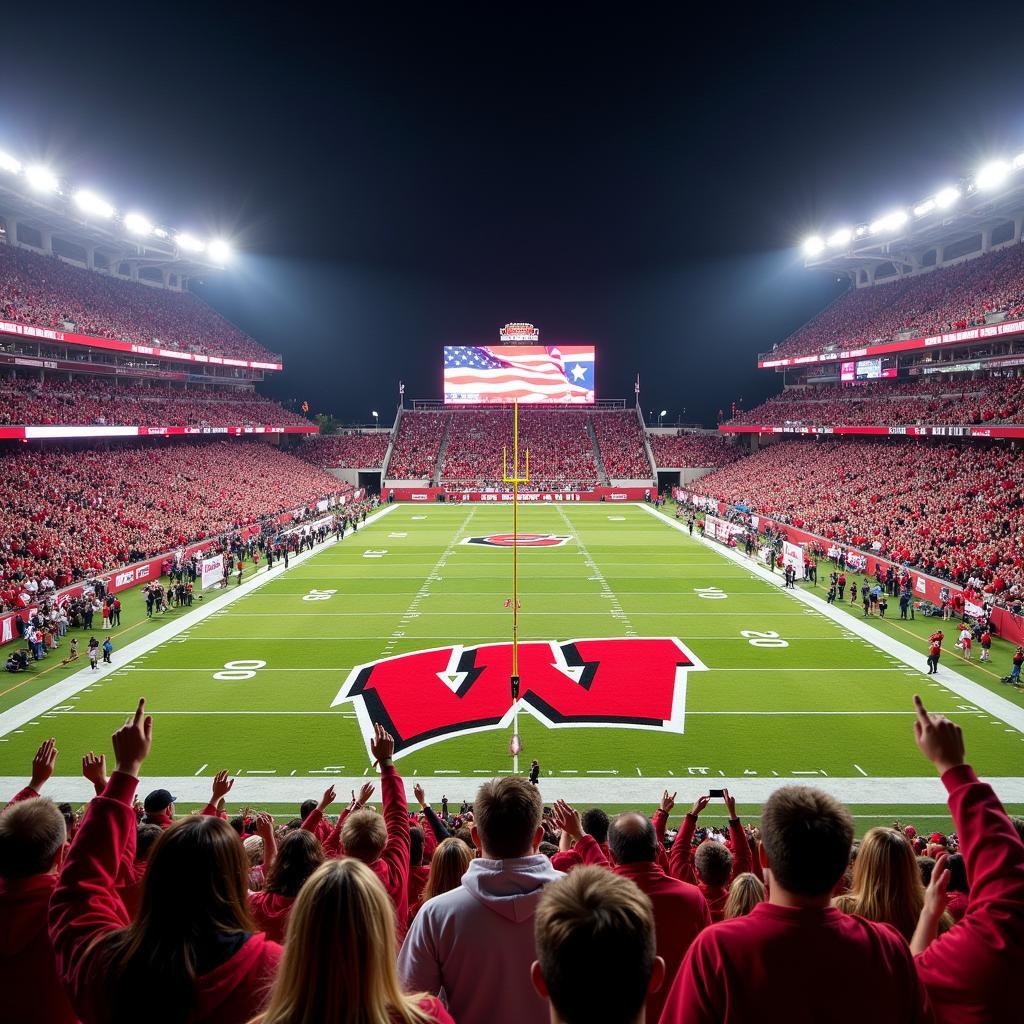 Watch the Badger football game live