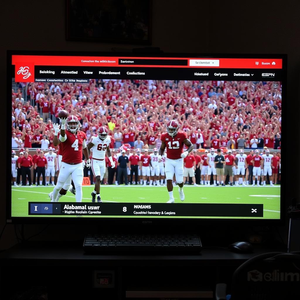 Xem Trực Tiếp Bóng Đá Alabama ESPN Live